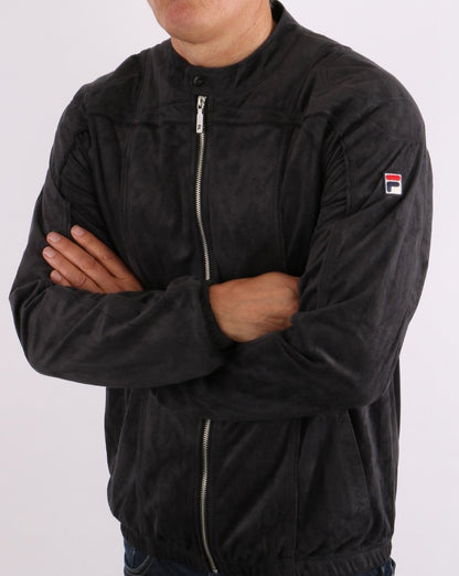 Fila Vintage Terrinda Mk3 Track Jacket Charcoal Black