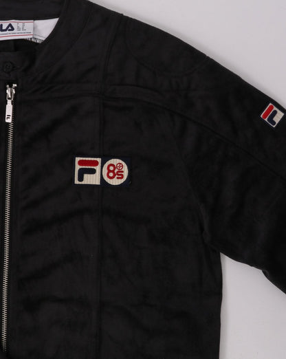 Fila Vintage Terrinda Mk3 Pro Badge Track Top Charcoal Black