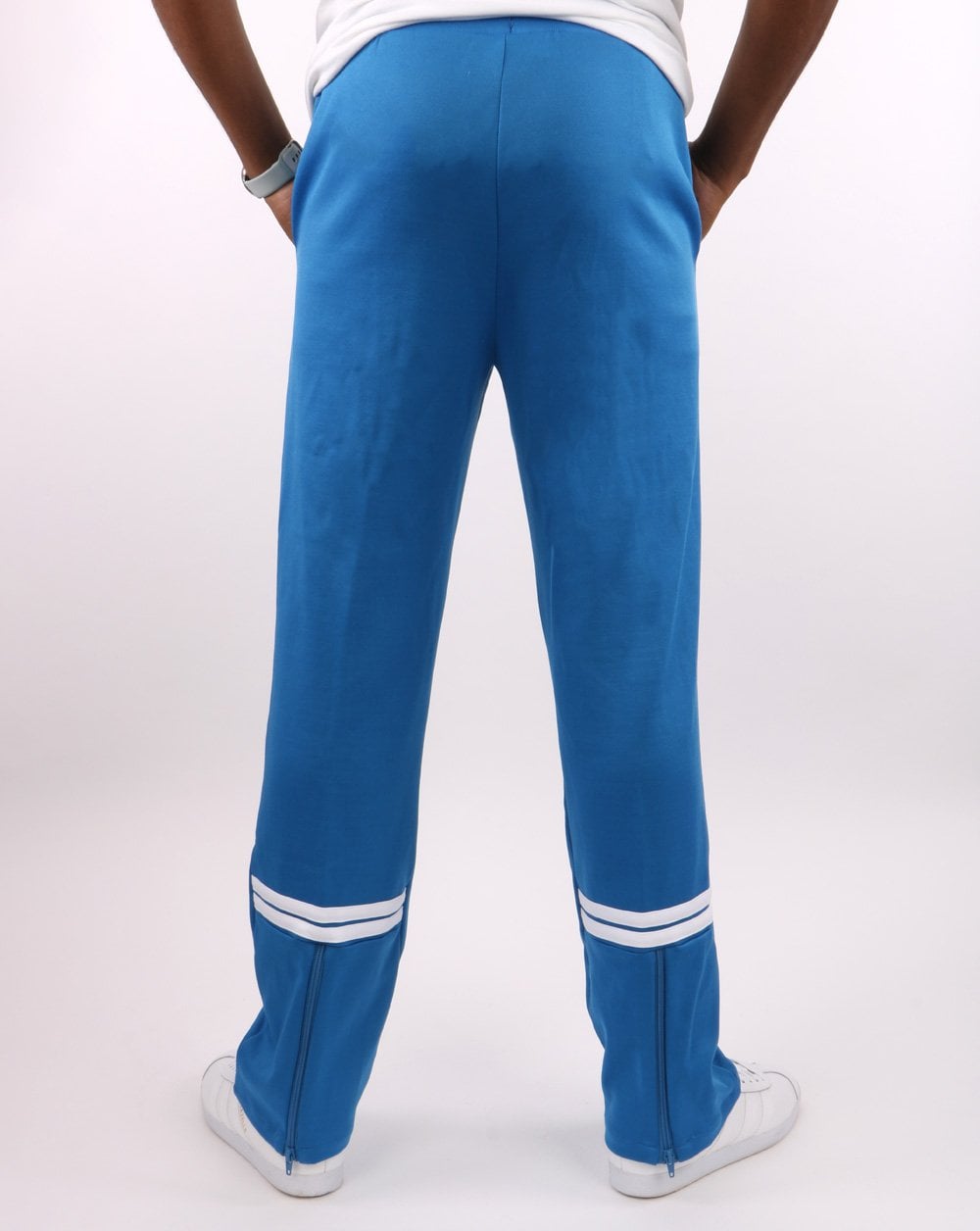Sergio Tacchini Zip Bottom Track Pants Royal Blue
