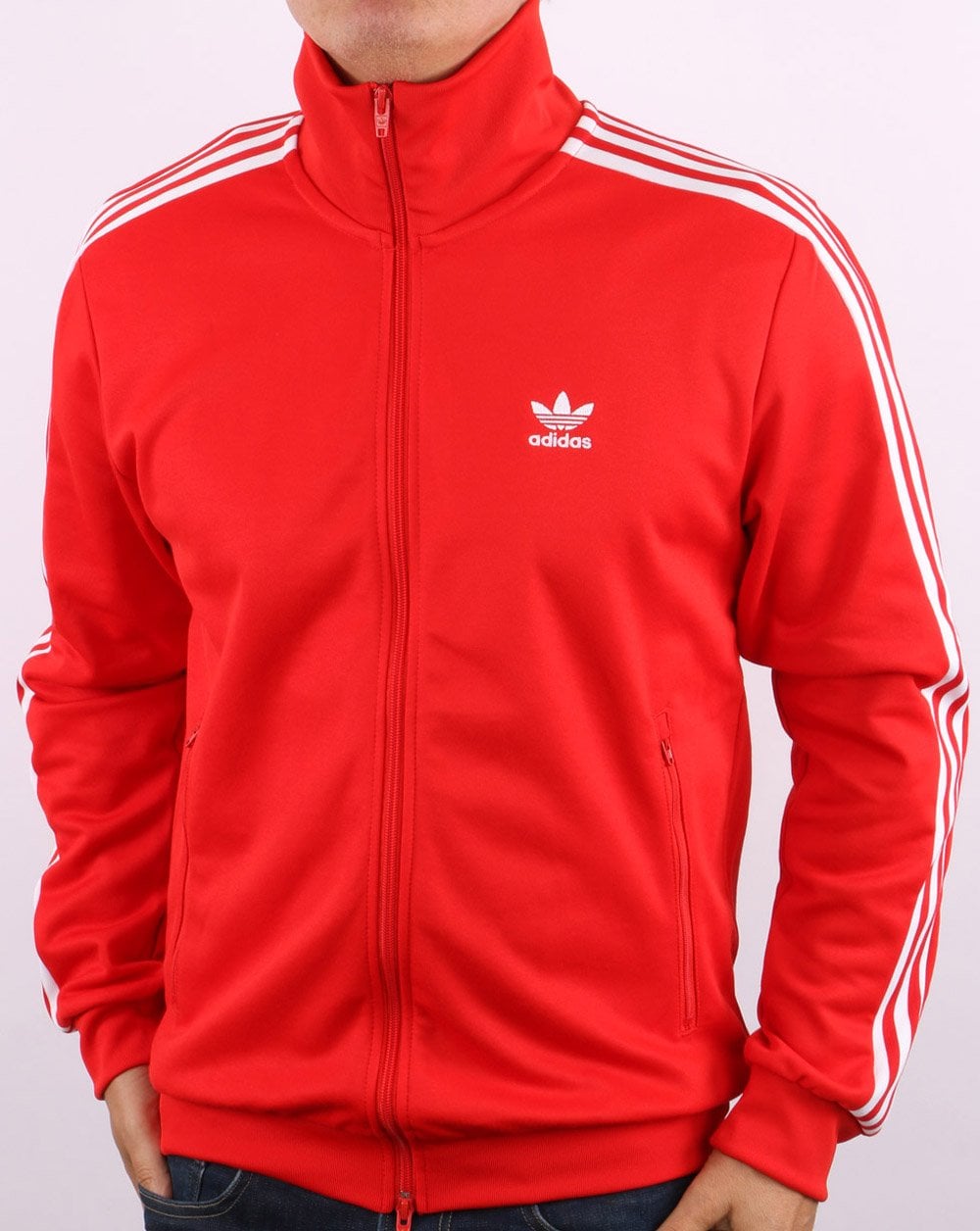 Adidas Originals Beckenbauer Track Top Red