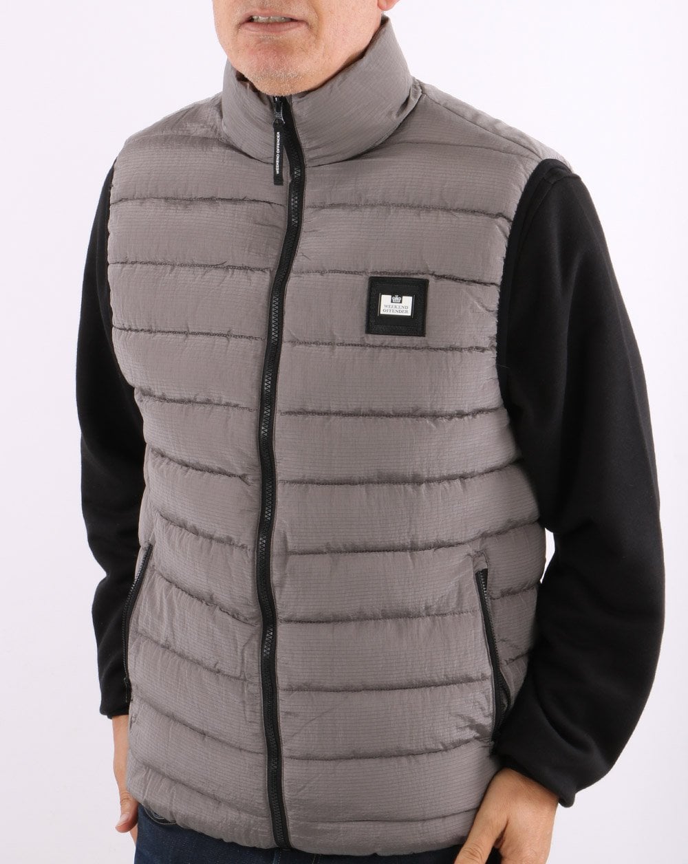 Weekend Offender Gacha Gilet Metallic Grey