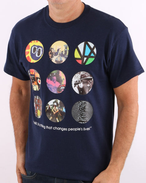 Music Life T-Shirt Navy