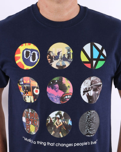 Music Life T-Shirt Navy