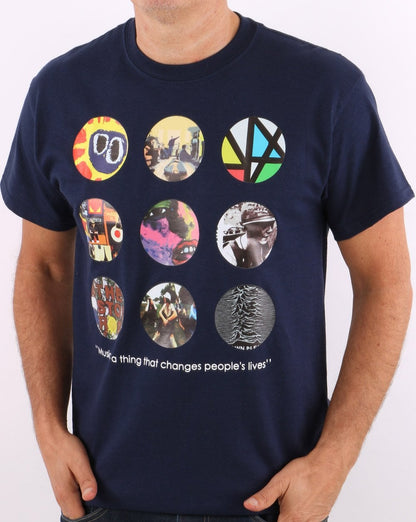 Music Life T-Shirt Navy