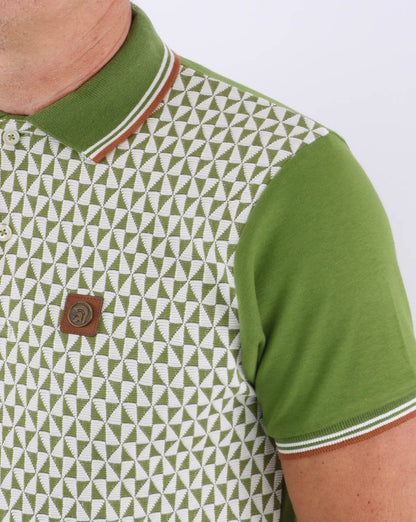 Trojan Diamond Polo Shirt Green