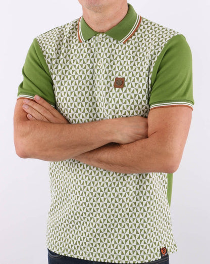 Trojan Diamond Polo Shirt Green