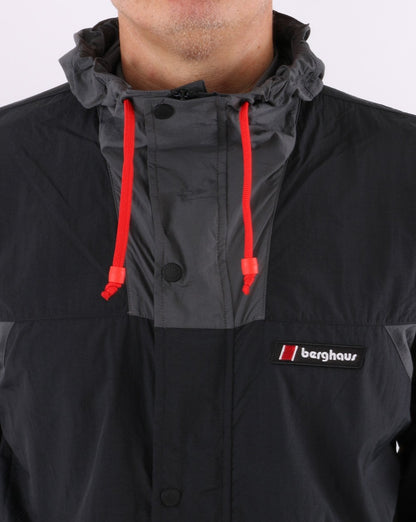 Berghaus Dean St. Windbreaker Jacket Black/Grey