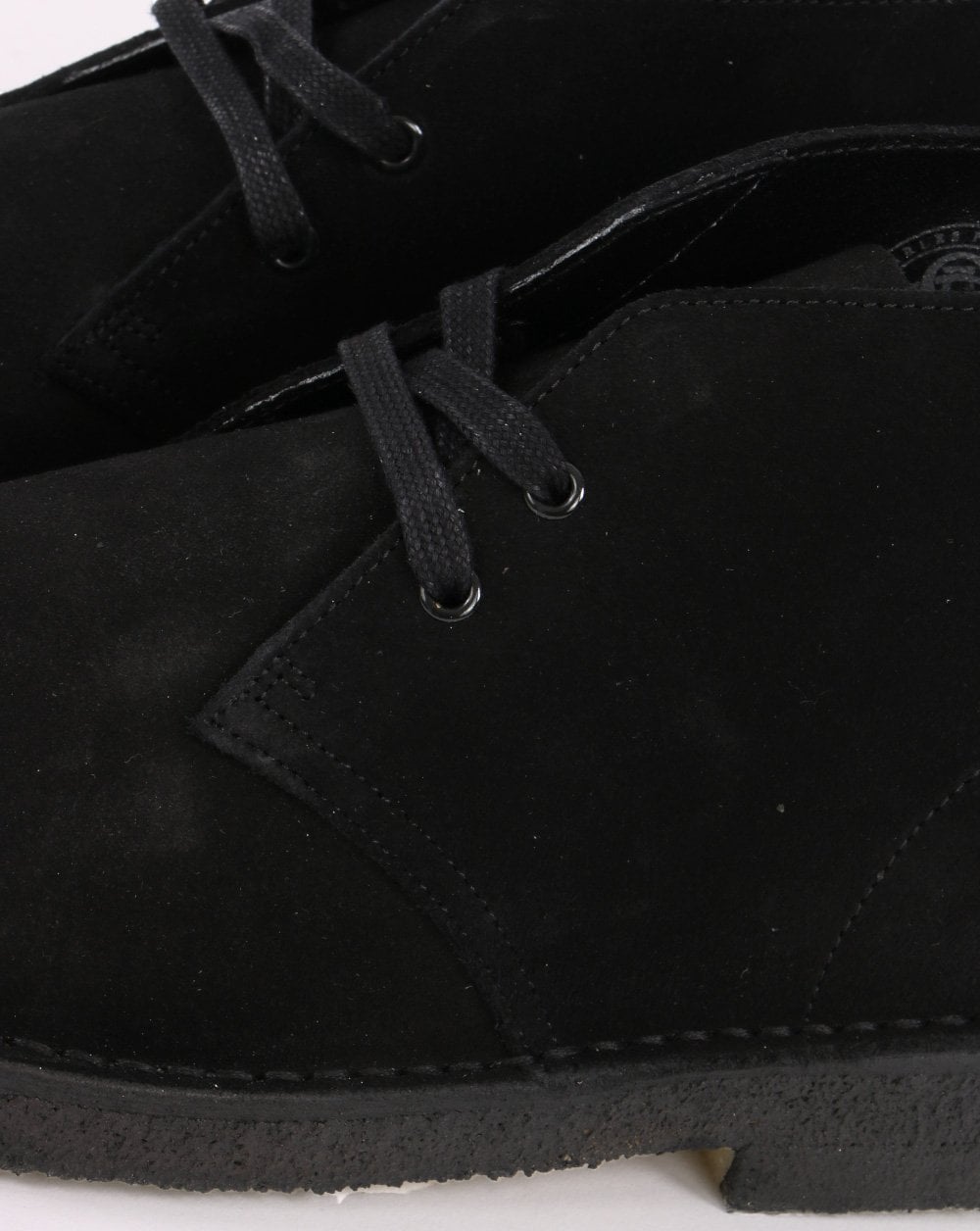 Clarks Originals Desert Boot Black Suede