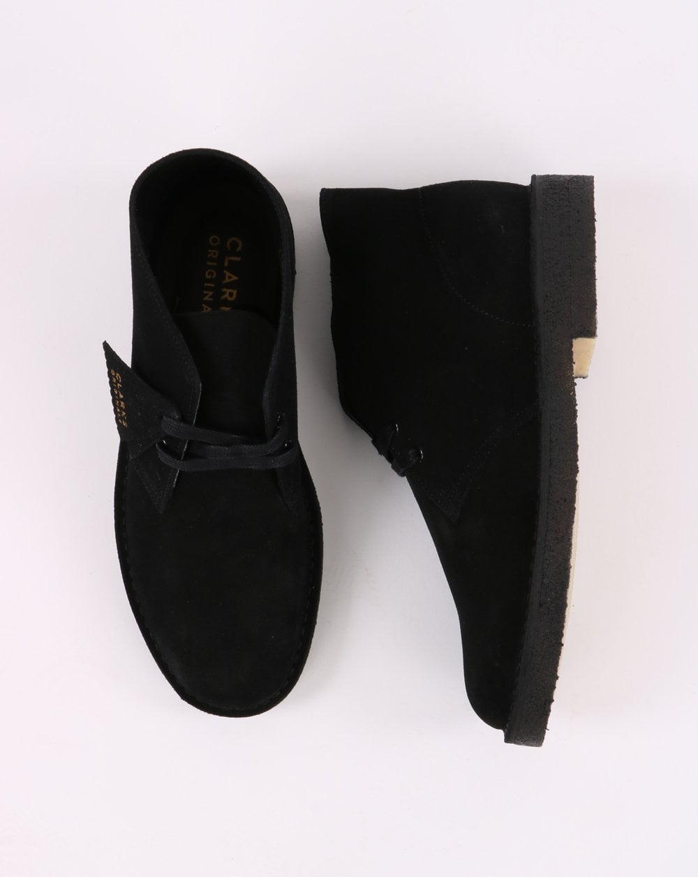 Clarks Originals Desert Boot Black Suede
