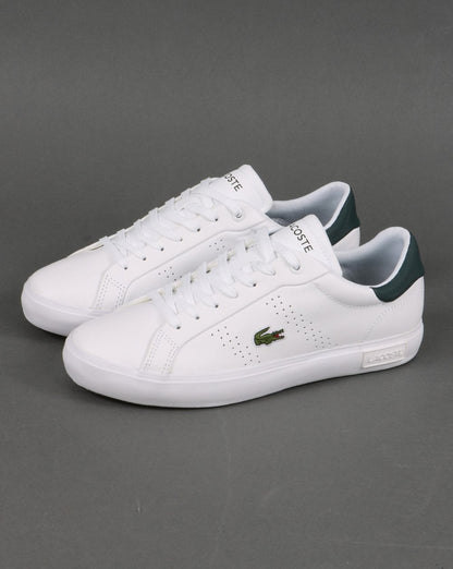 Lacoste Footwear Powercourt Trainer White/dark Green