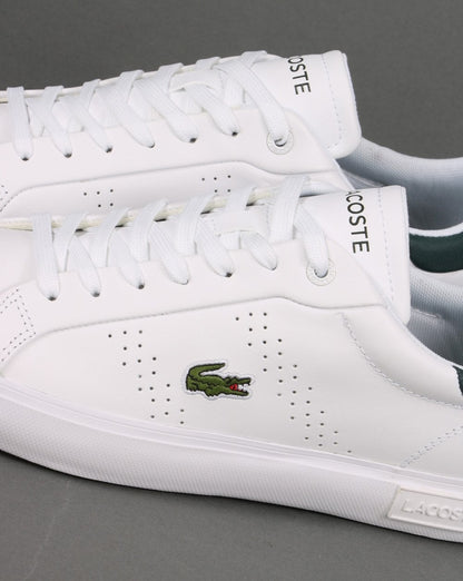Lacoste Footwear Powercourt Trainer White/dark Green