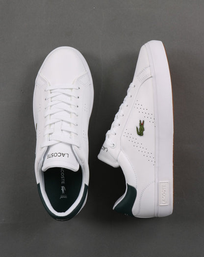 Lacoste Footwear Powercourt Trainer White/dark Green