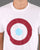 Mod Target T-Shirt White/Claret/Sky