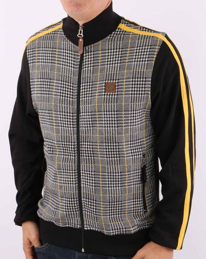 Trojan Check Track Top Black