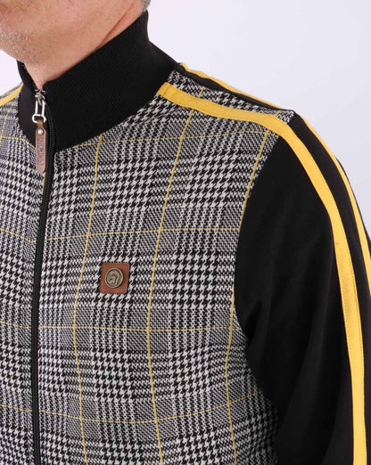 Trojan Check Track Top Black