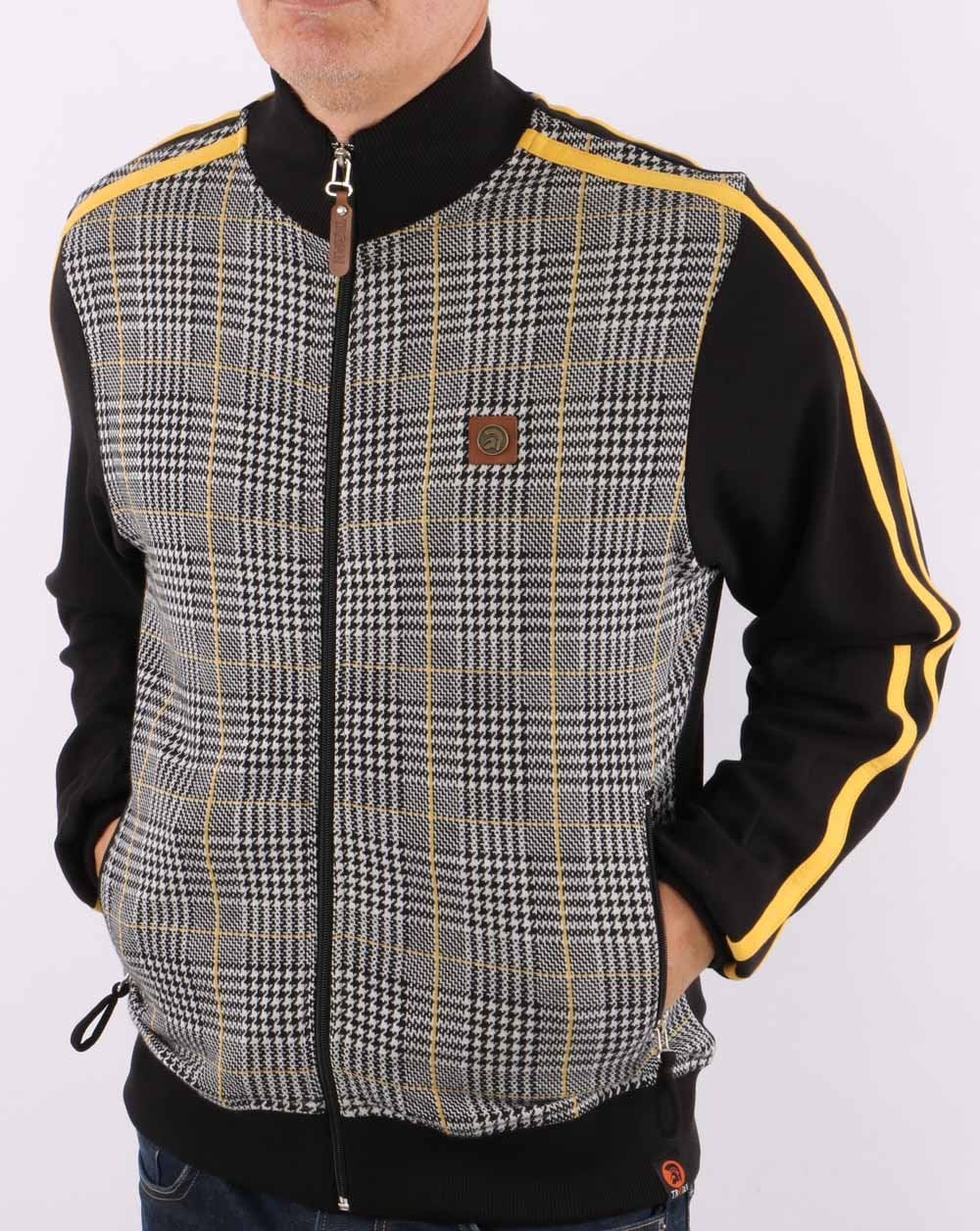 Trojan Check Track Top Black