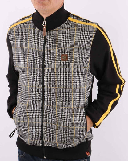 Trojan Check Track Top Black