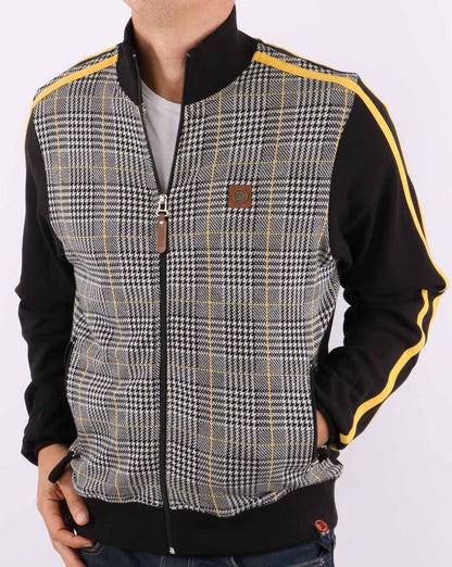 Trojan Check Track Top Black