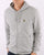 Luke Berlin Full Zip Hoody Mid Marl Grey