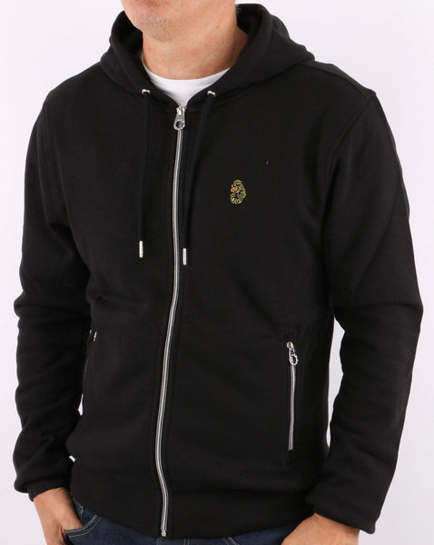 Luke Berlin Full Zip Hoody Black