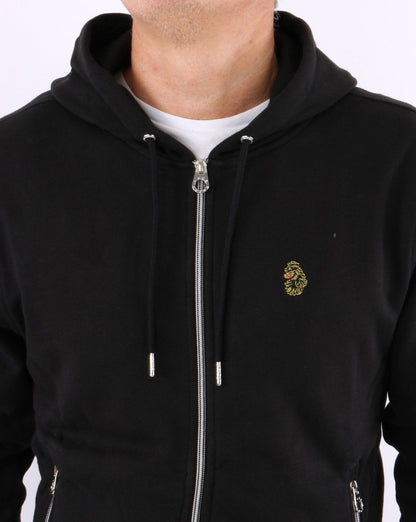 Luke Berlin Full Zip Hoody Black