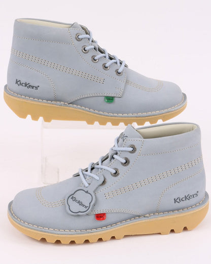 Kickers Kick Hi Leather Boot Pale Blue