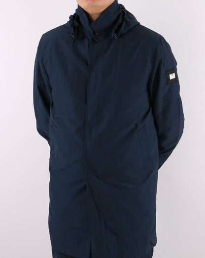 Weekend Offender Hooded Mac Navy