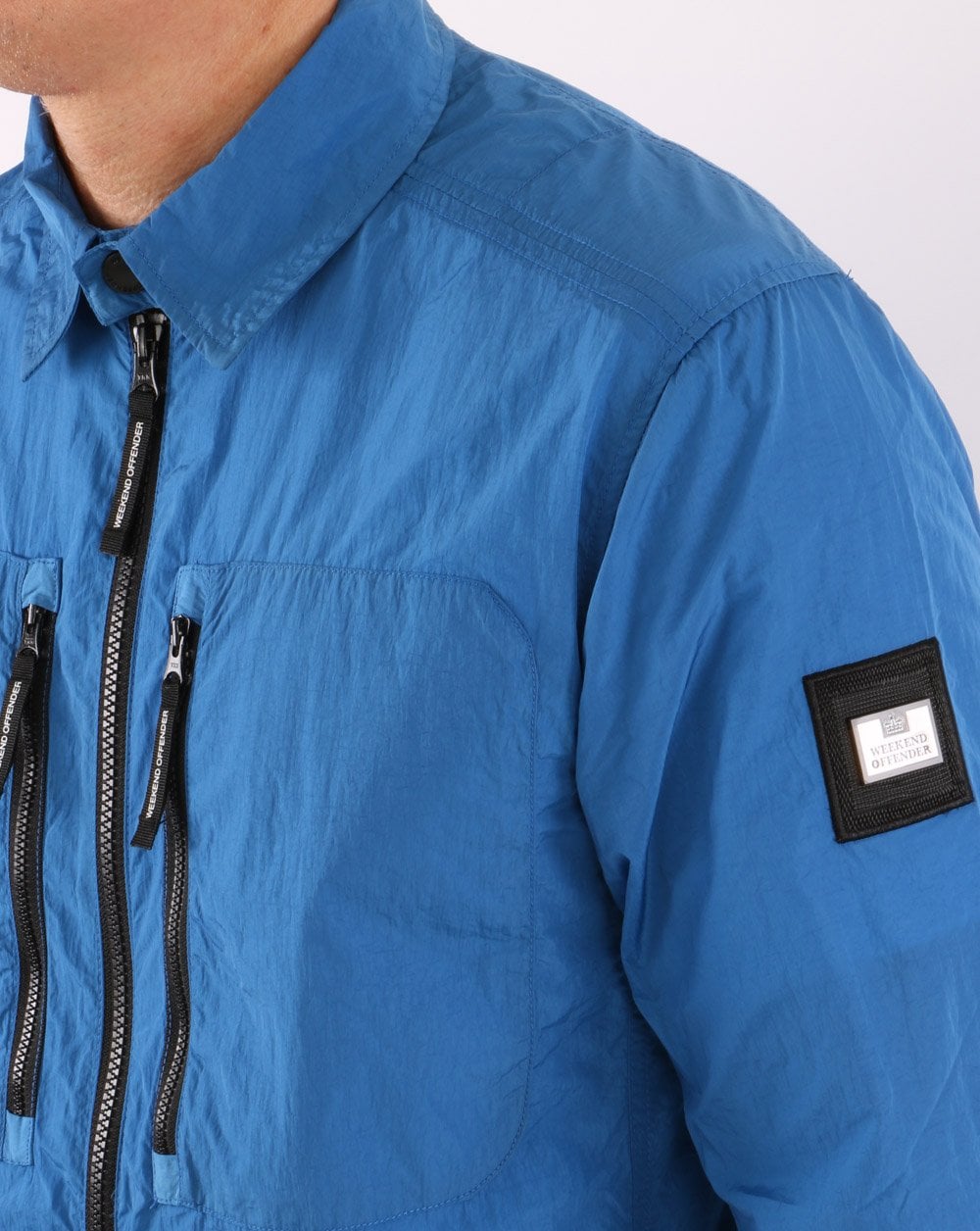Weekend Offender Nicky Eyes Overshirt Blue
