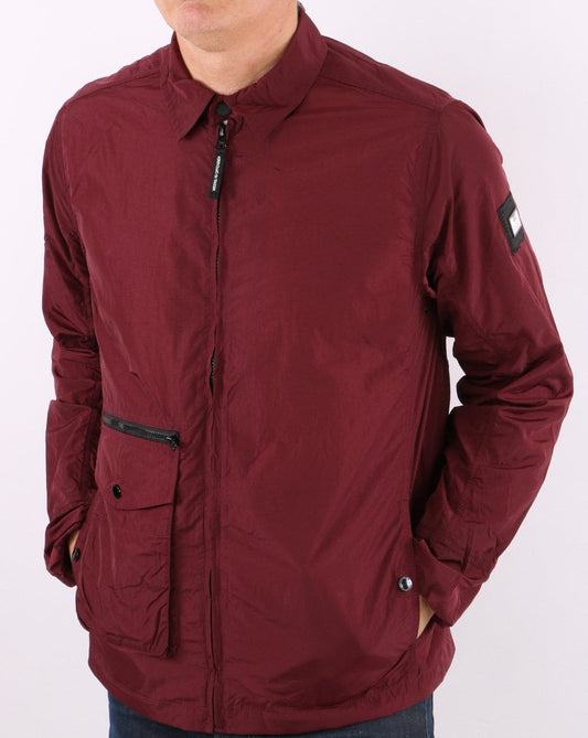 Weekend Offender Vinnie Overshirt Burgundy