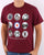 Mod Life T-shirt Burgundy