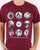 Mod Life T-shirt Burgundy
