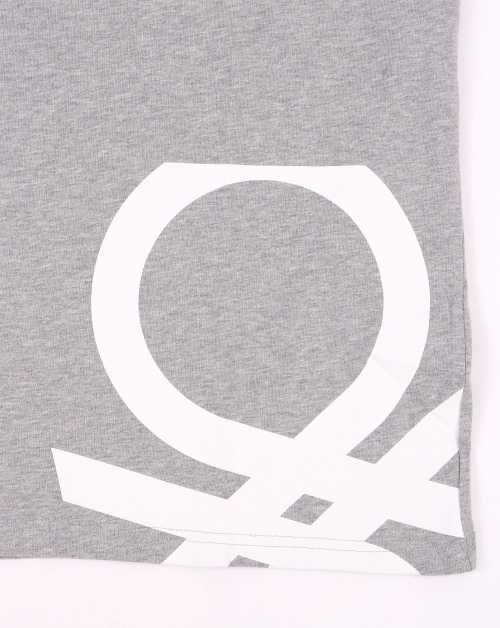 Benetton DNA Logo T-shirt Grey