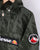 Ellesse Quarter Zip Jacket Dark Green Tie Dye