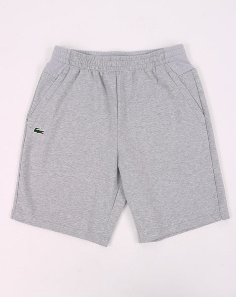 Lacoste Sport Mesh Panel Shorts Silver Chine/Grey