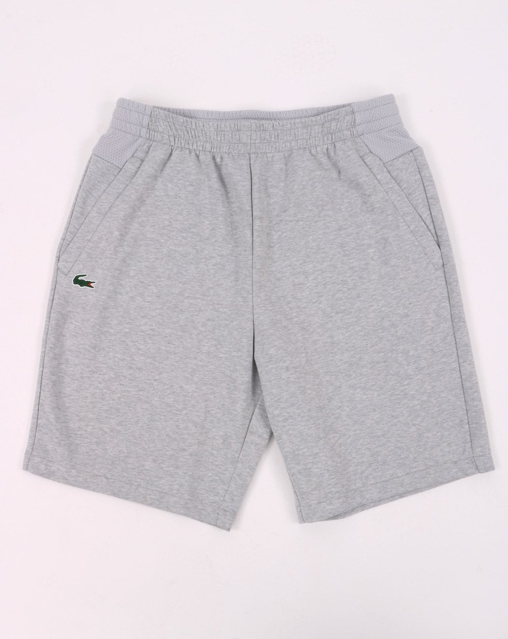 Lacoste Sport Mesh Panel Shorts Silver Chine/Grey
