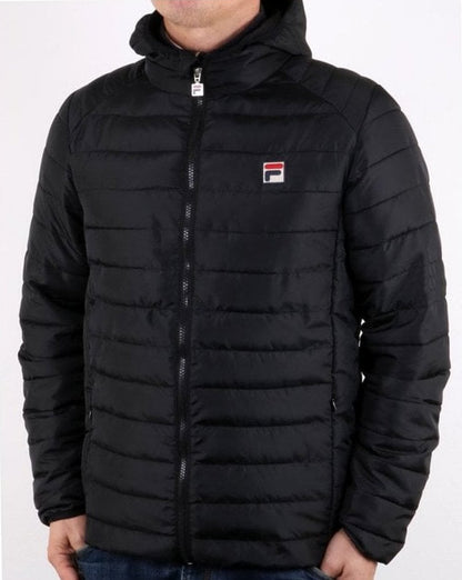 Fila Vintage Pavo Puffer Jacket Black