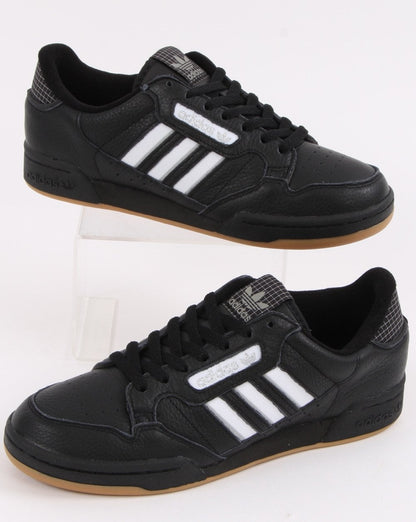 Adidas Continental 80 Stripes Trainers Black/White