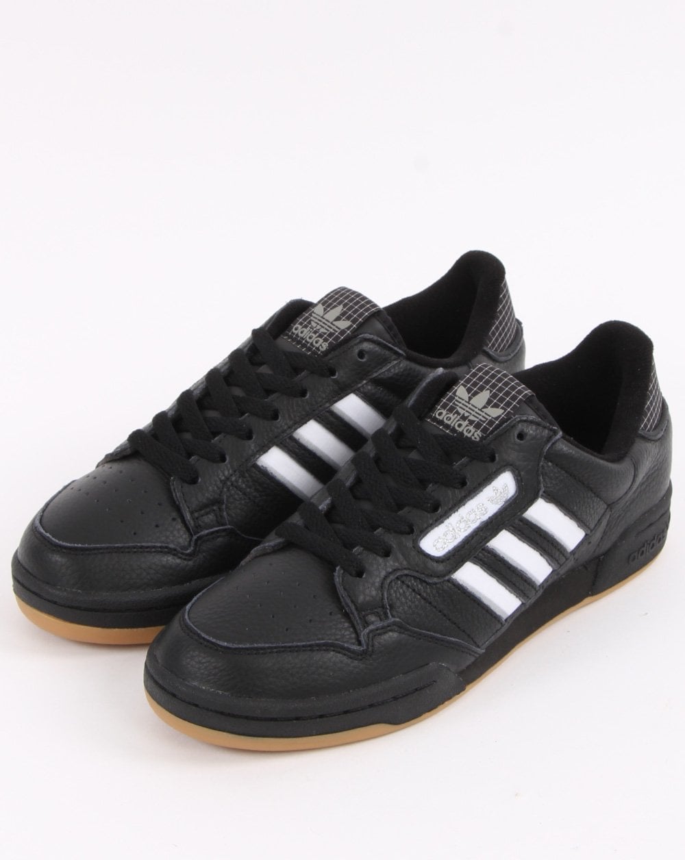 Adidas Continental 80 Stripes Trainers Black/White