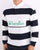 Benetton Striped Rugby Shirt Navy/White