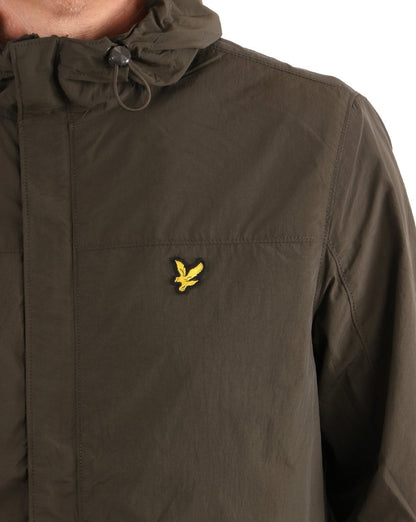 Lyle & Scott Hooded Pocket Jacket Olive