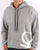 Benetton DNA Logo Hoodie Grey