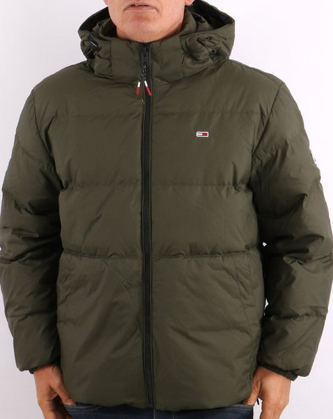 Tommy Jeans Down Jacket Dark Olive