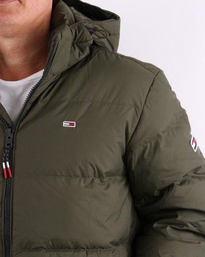 Tommy Jeans Down Jacket Dark Olive