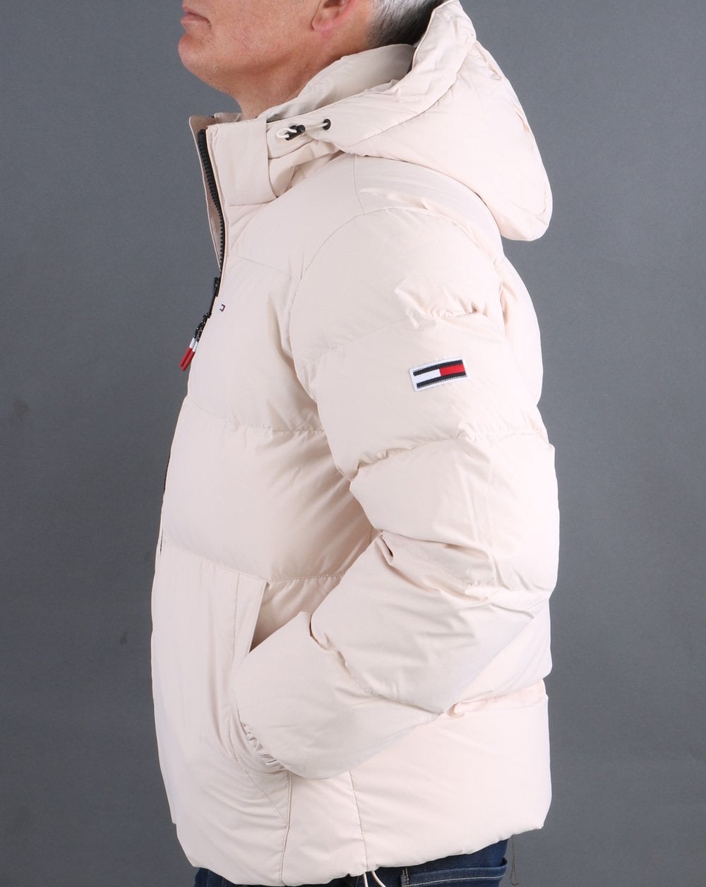 Tommy Jeans Down Jacket Smooth Stone