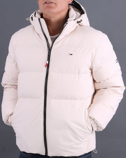 Tommy Jeans Down Jacket Smooth Stone