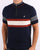 Ben Sherman Zip Neck Polo Shirt Navy