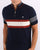 Ben Sherman Zip Neck Polo Shirt Navy