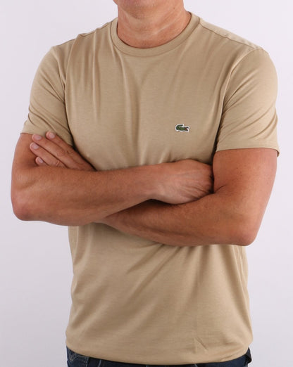 Lacoste Pima Cotton T Shirt Sand