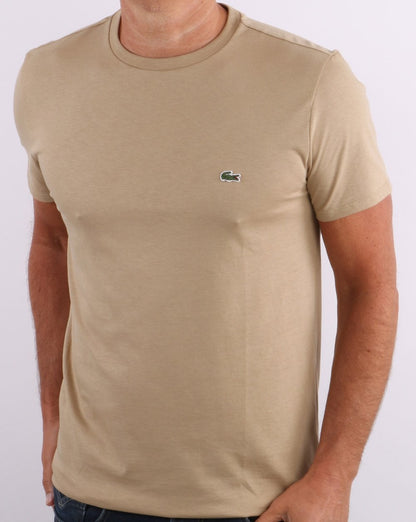 Lacoste Pima Cotton T Shirt Sand