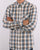Ben Sherman Winter Madras Check Shirt Cream